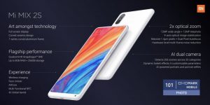 Xiaomi Mi Mix 2S especificaciones