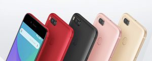 Xiaomi Mi A1 con Android One colores