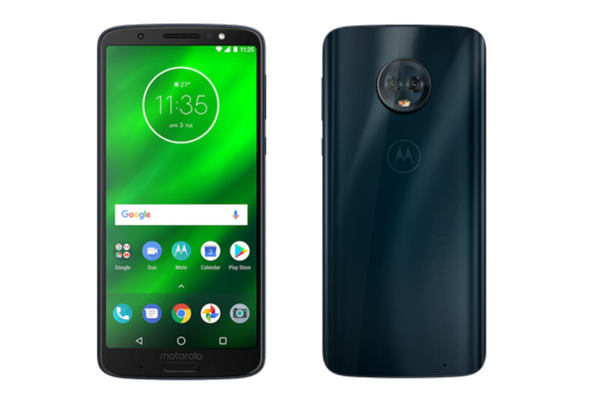 Moto G6 diseño