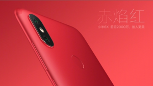 Xiaomi Mi 6X rojo