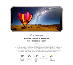 ASUS Zenfon 5 pantalla amplia notch
