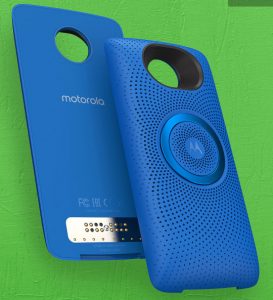 Moto Stereo Speaker de Motorola color azul