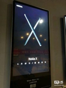 Nokia X 2018, póster publicitario de presentación