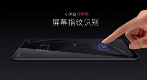 Xiaomi Mi 8 Explore Edition lector de huellas