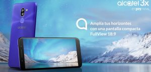 Alcatel 3X en México con Telcel - pantalla a 18:9 FullView