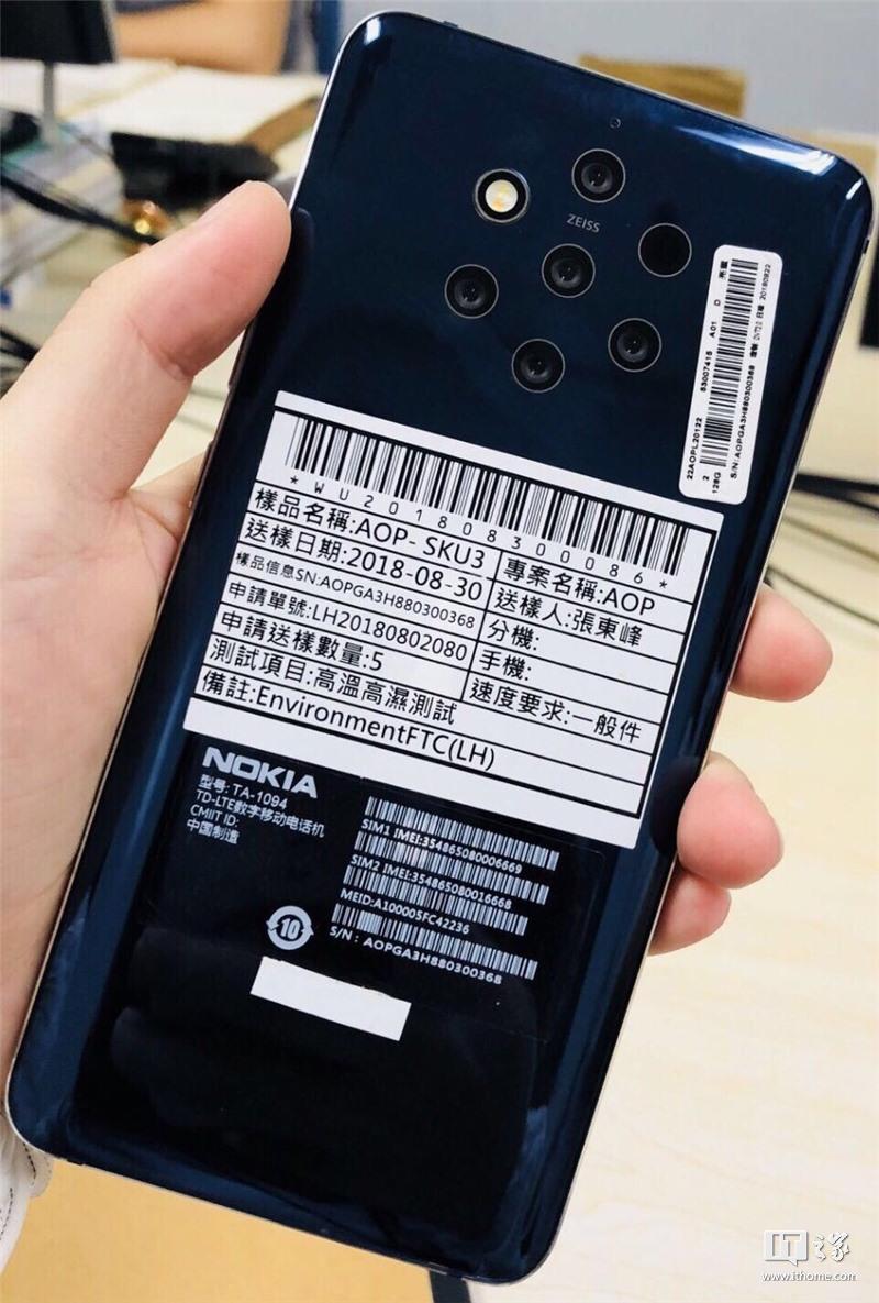 Nokia 9 con 56 cámaras