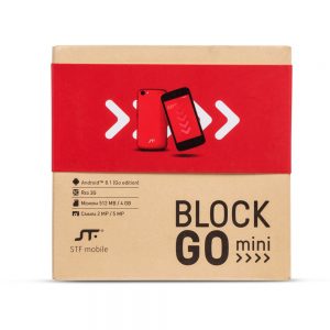 STF Block Go mini color rojo caja de venta