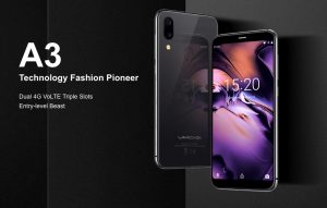 UMIDIGI A3 con pantalla HD, cámara dual y lector de huellas