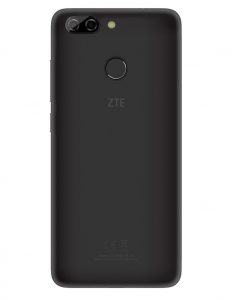 ZTE Blade V9 Vita en México - color negro posterior cámara Dual y lector de huellas
