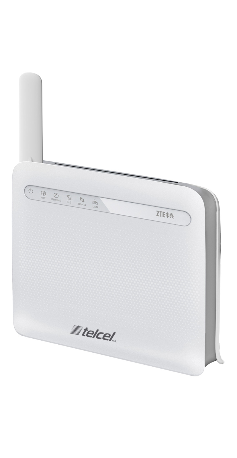 Router ZTE y Telcel lateral