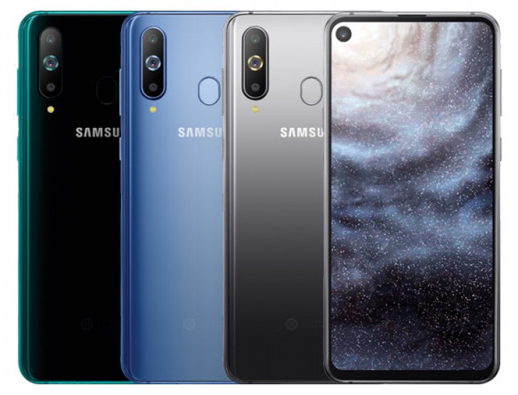 Samsung Galaxy A8s ambas caras