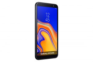 Samsung Galaxy Core J4 en México color negro pantalla