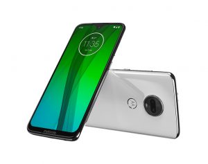 Moto G7 en México color blanco