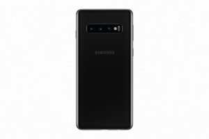 Samsung Galaxy S10 color negro posterior