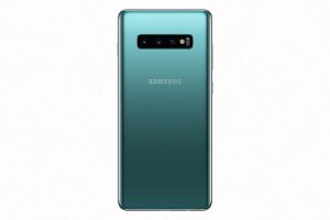 Samsung Galaxy S10+ color negro posterior