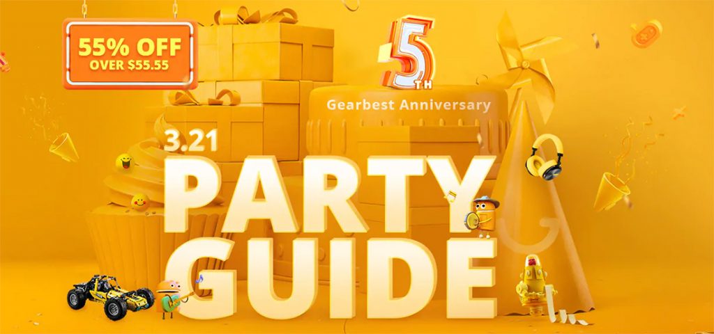 Gearbest Party Guide marzo 2019