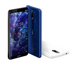 Nokia 5.1 Plus color azul y blanco