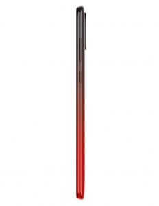 ZTE Blade V10 Rojo Gradiente en Telcel México - lateral