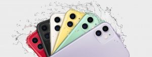 iPhone 11 colores y resistentes al agua y polvo
